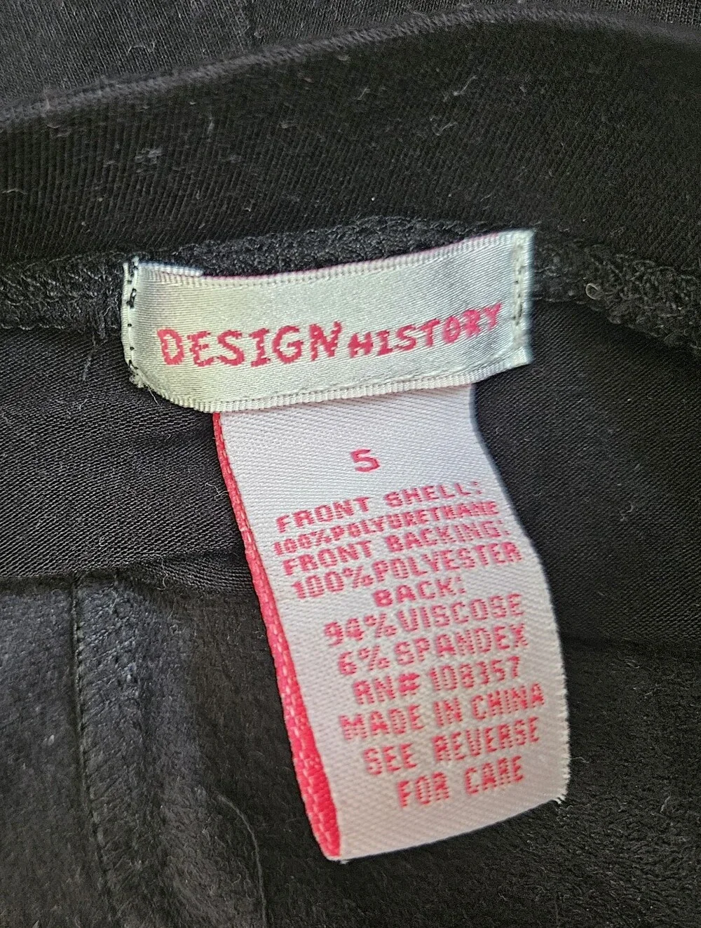Bundle Of 2 Leggings In Size 5 (Catimini And Design History)
